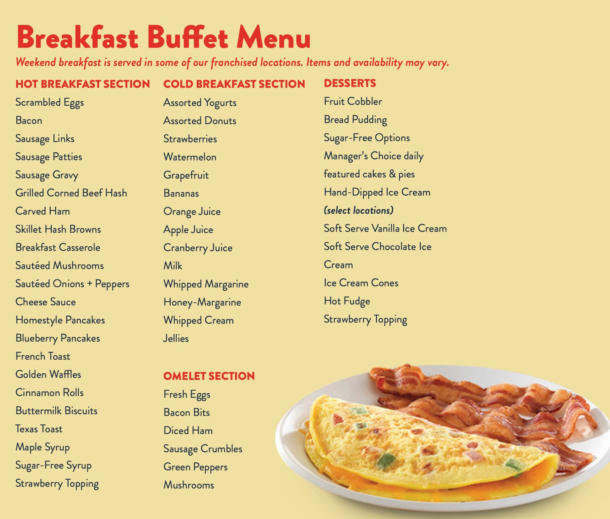 Golden Corral Menu With Price