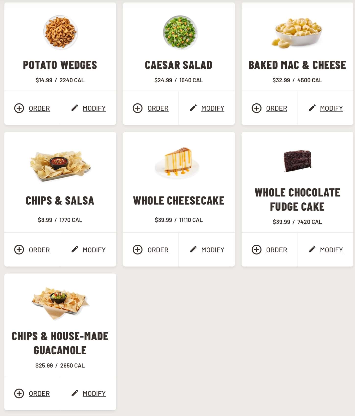 Buffalo Wild Wings Anchorage Party Menu