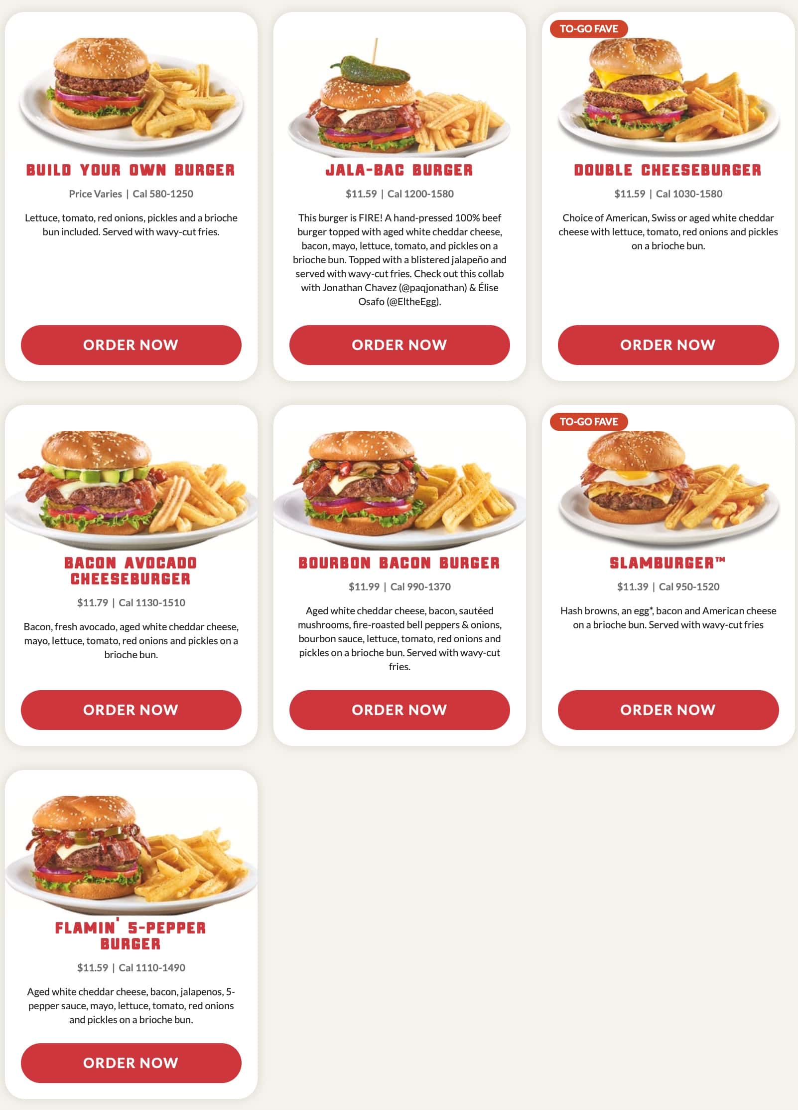 Denny's Anchorage Burgers Menu