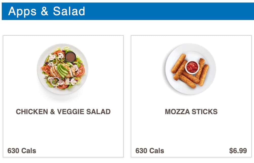 IHOP Pittsburgh Appetizer and Salad Menu