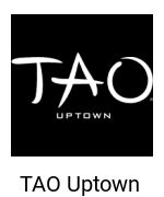TAO Uptown Menu With Prices