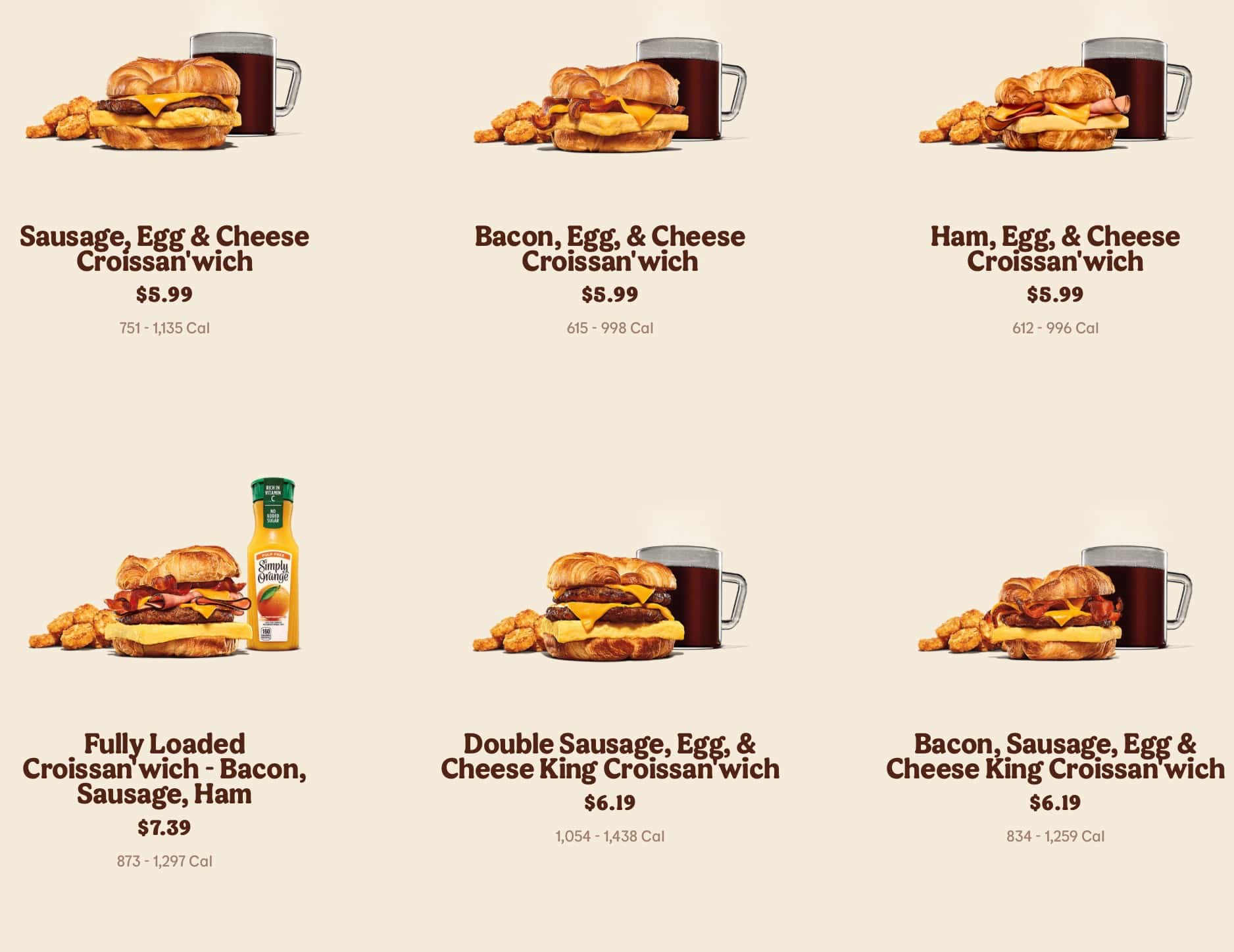 Burger King Menu With Prices