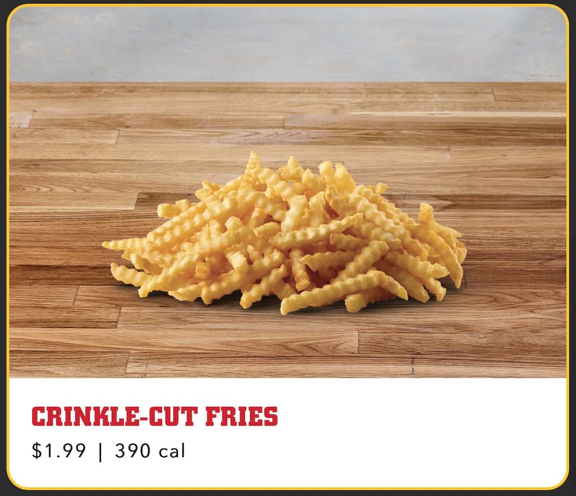 Raising Cane's Tailgates Menu