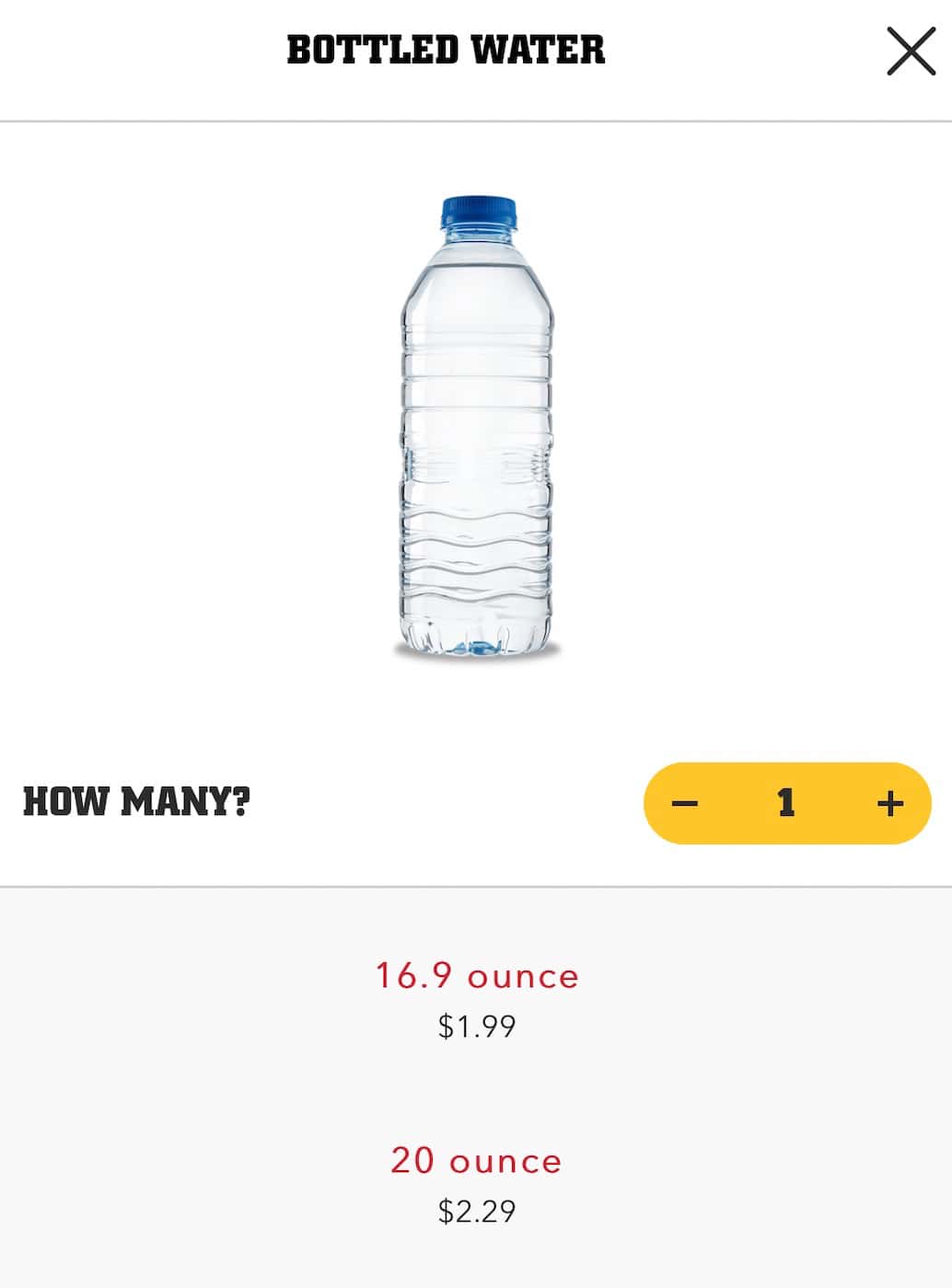 Raising Cane's  Drinks Menu