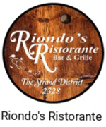 Riondo's Ristorante Menu With Prices