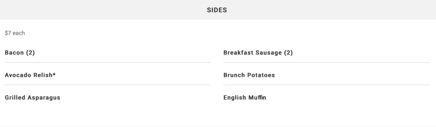 Kona Grill Brunch Menu