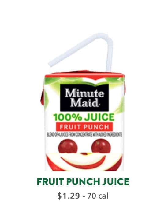 Krispy Kreme Anchorage Juice and Chillers Menu