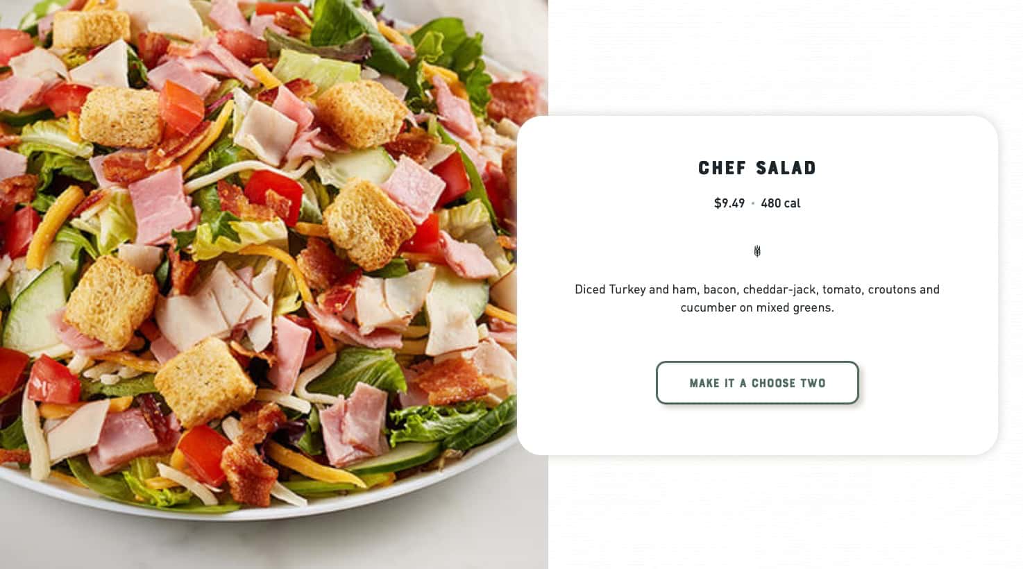 McAlister\'s Deli Salads Menu