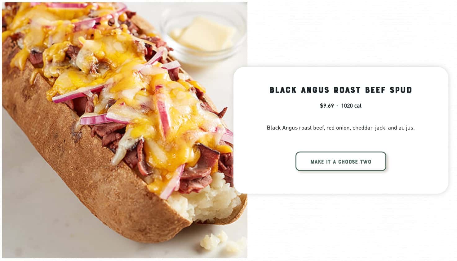 McAlister\'s Deli Giant Spuds Menu