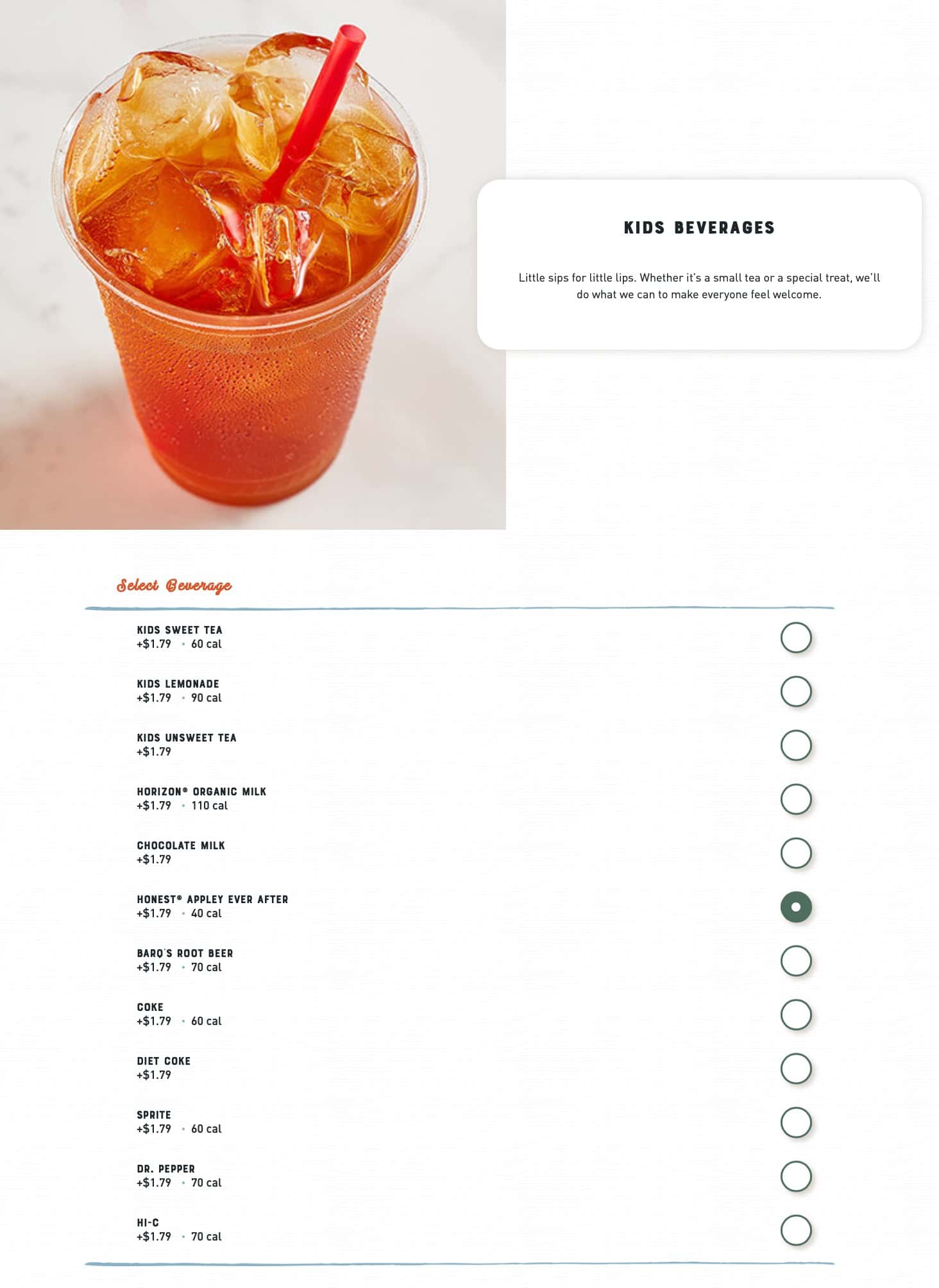 McAlister\'s Deli Drinks Menu
