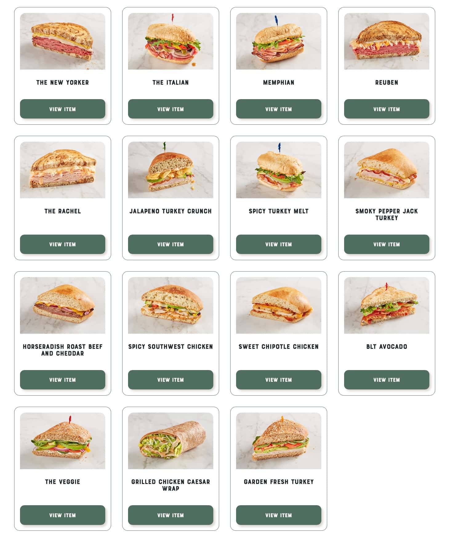 McAlister\'s Deli Choose 2 Menu