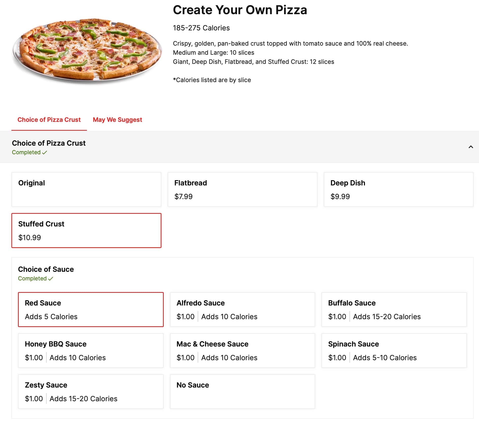 Cicis Pizza Nashville Create Your Own Menu