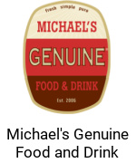 Michael's Genuine Food and Drink Menu With Prices