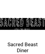 Sacred Beast Diner Menu With Prices