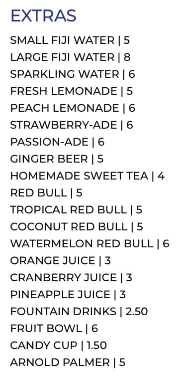 Nouvea Bar and Grill College Park Drinks Menu