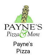 Payne's Pizza Menu With Prices