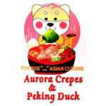 Aurora crepes and Peking duck logo