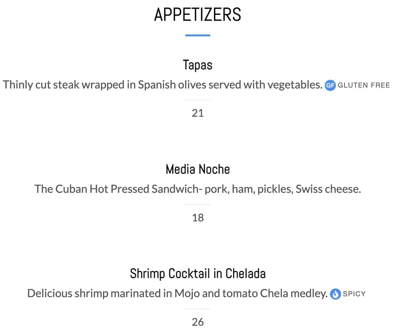 Jazz Bistro on 4th Appetizers Menu