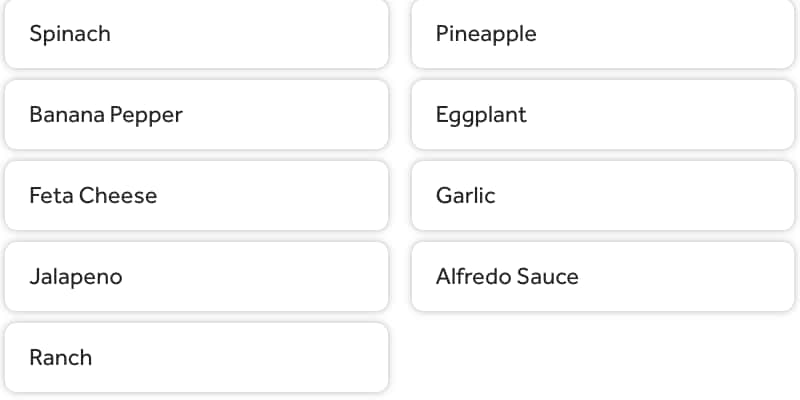 Westboro House of Pizza & Pub Pizza Menu